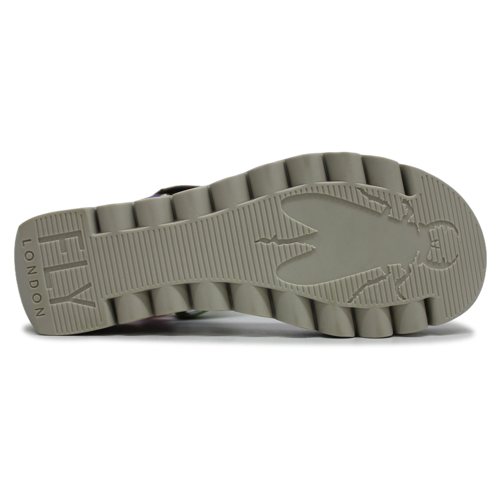 Fly London YEFA726FLY Cupido leather Womens Sandals#color_multicolor viola