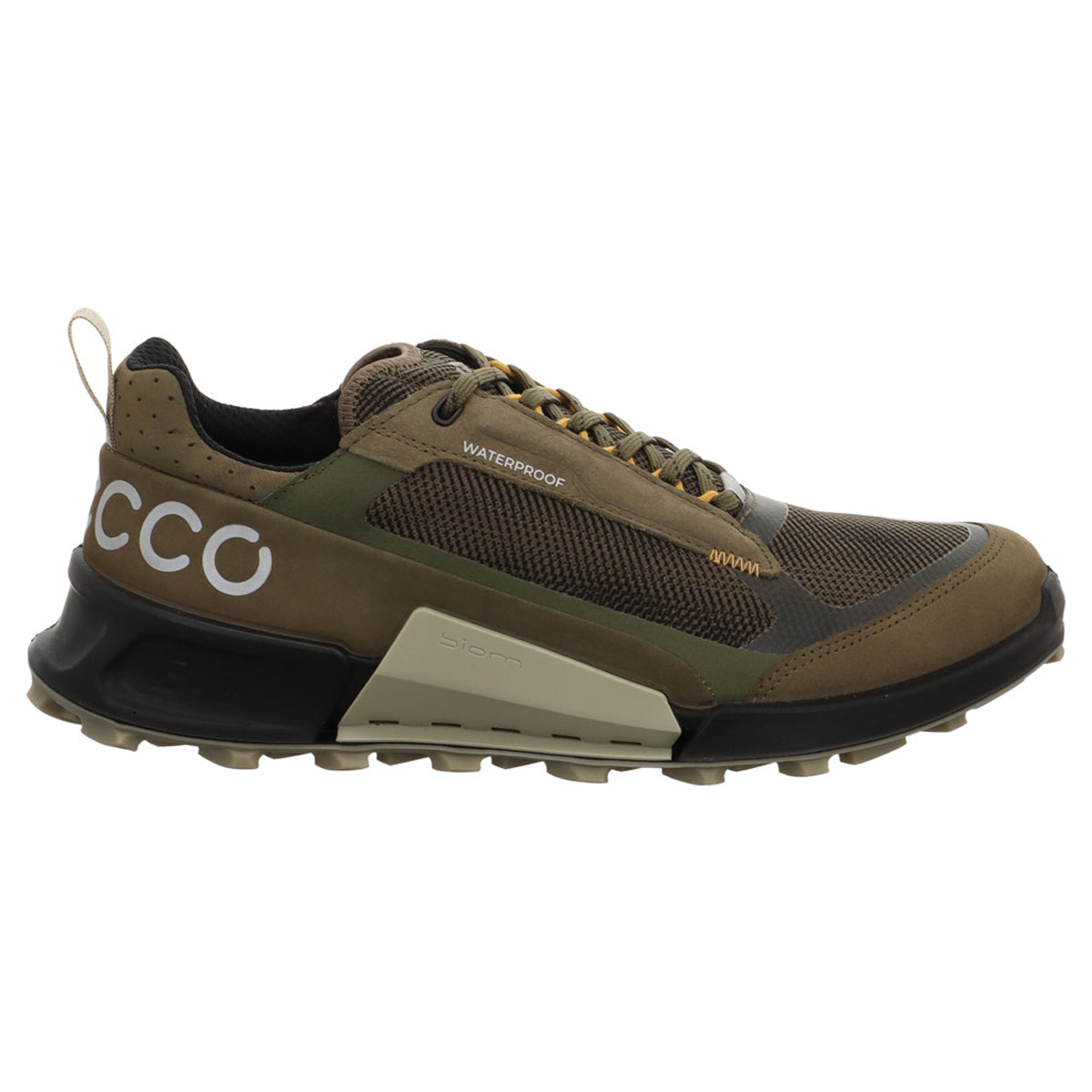 Ecco Biom 2.1 X Mountain Nubuck Leather Mens Trainers#color_grape leaf tarmac black