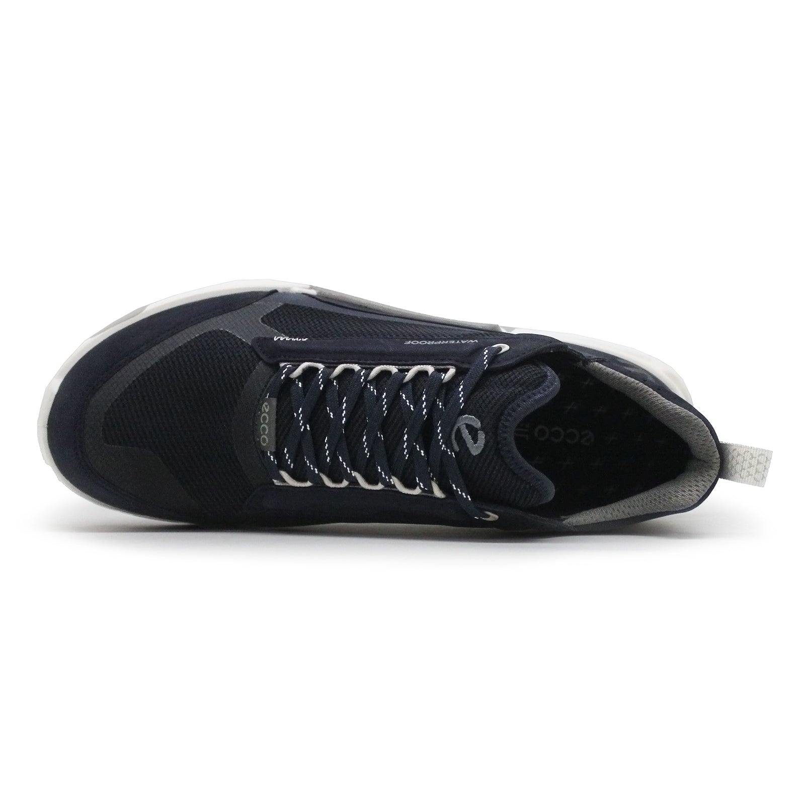 Ecco Biom 2.1 X Mountain Nubuck Leather Mens Trainers#color_marine marine titanium