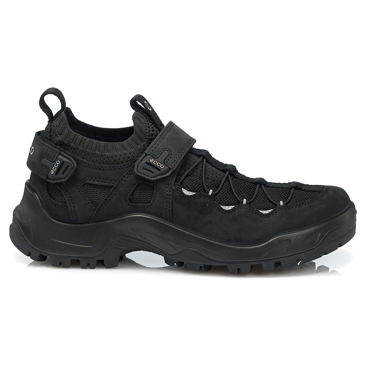 Ecco Offroad 822334 Oiled Nubuck Mens Trainers#color_black black black