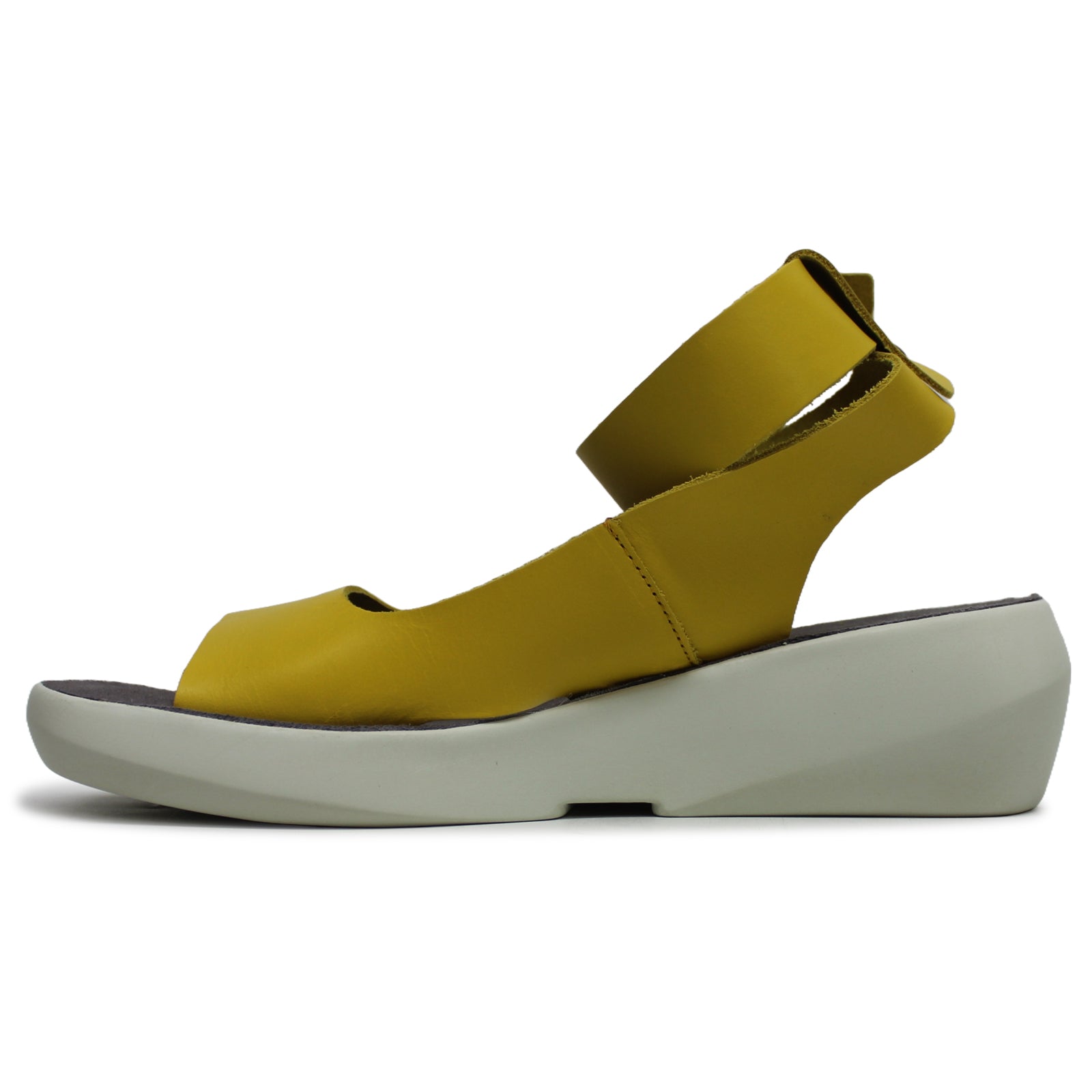 Fly London BULI030FLY Leather Womens Sandals#color_yellow