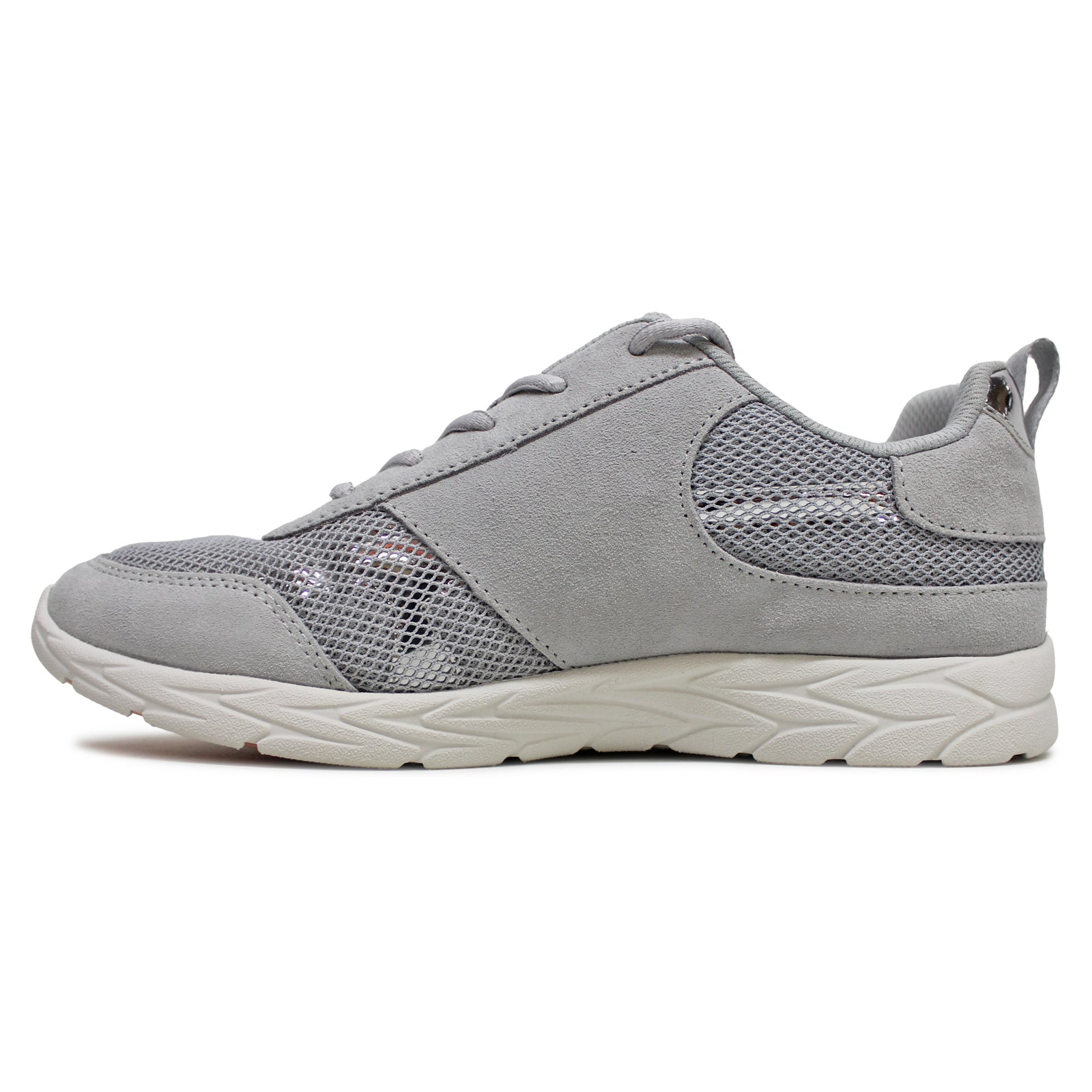 Vionic Aviate Suede Textile Womens Trainers#color_vapor