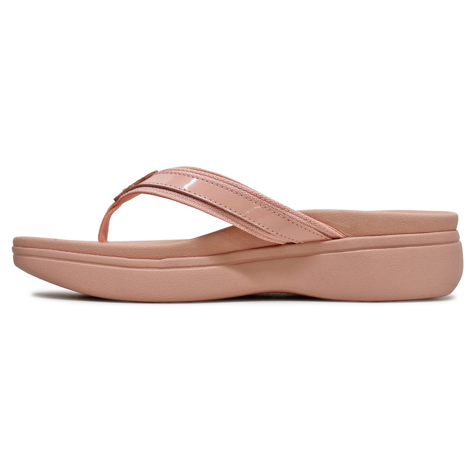 Vionic High Td II Leather Textile Womens Sandals#color_roze