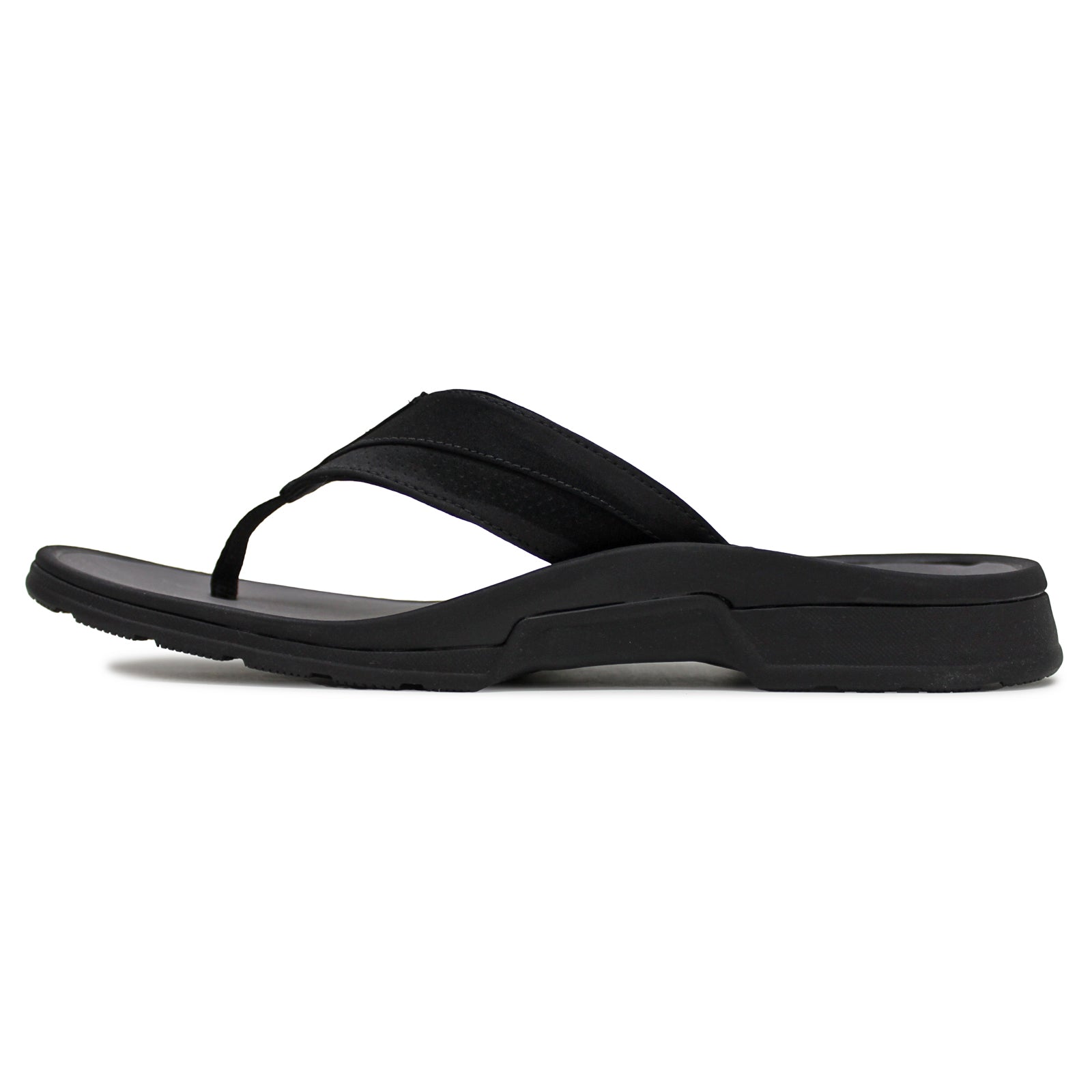 Vionic Wyatt Textile Synthetic Mens Sandals#color_black