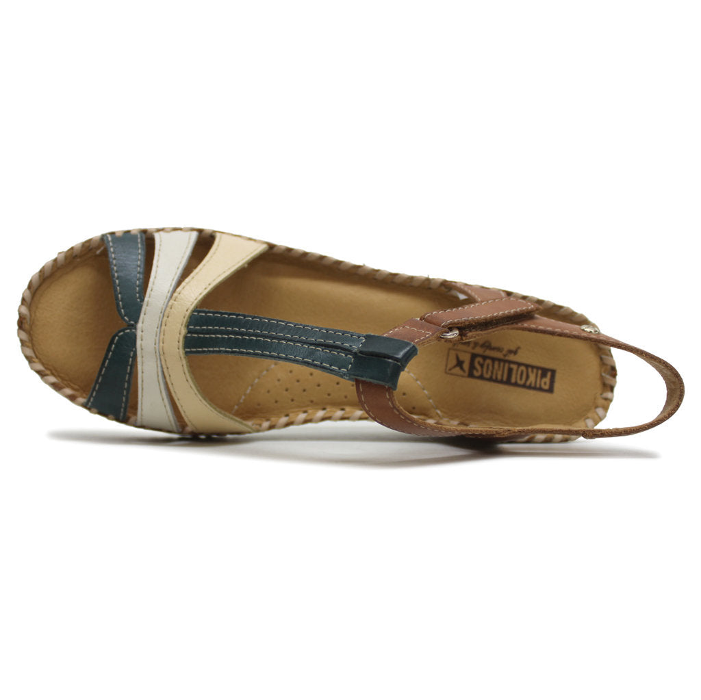 Pikolinos Aguadulce W3Z-1776 Leather Womens Sandals#color_river