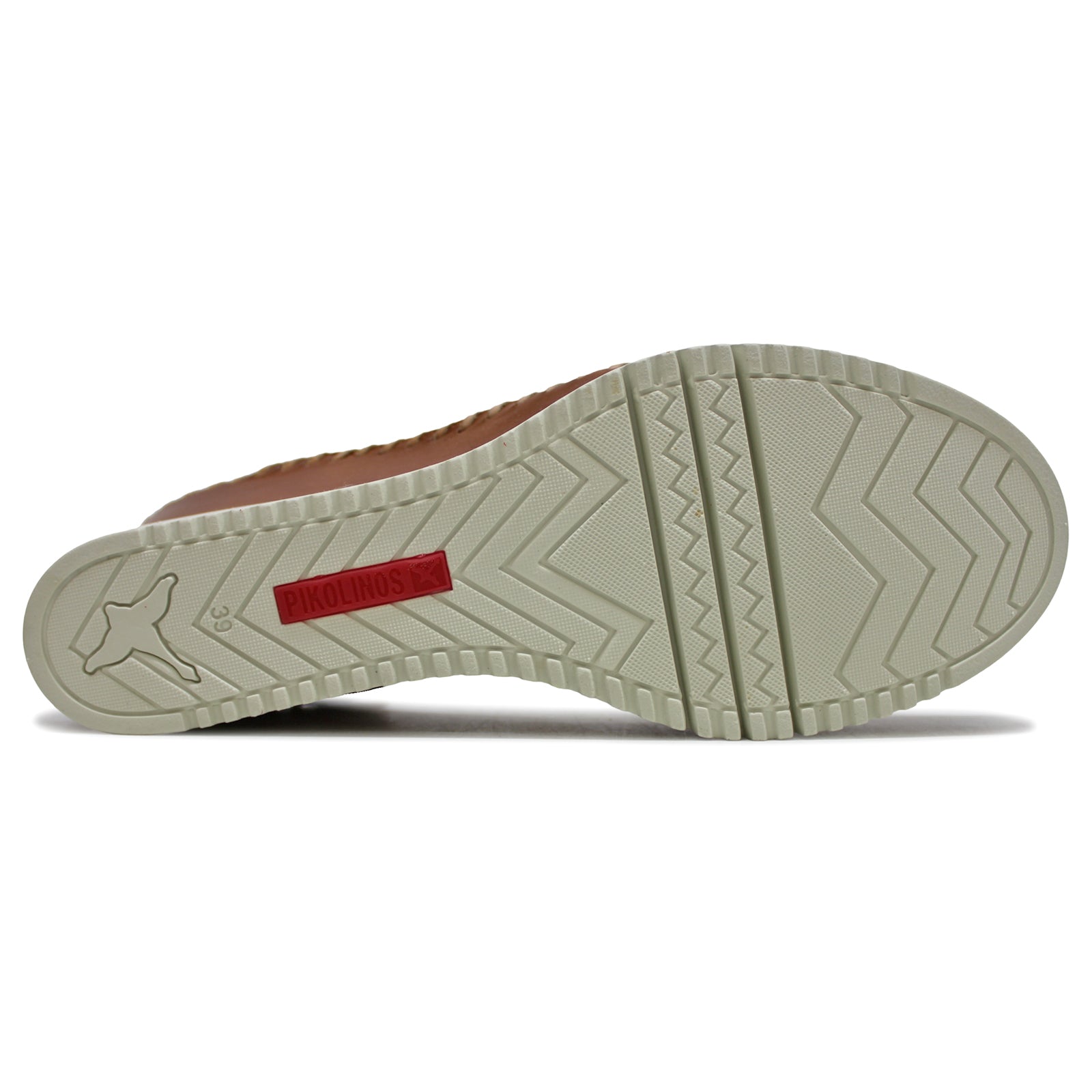 Pikolinos Aguadulce Leather Womens Sandals#color_coral