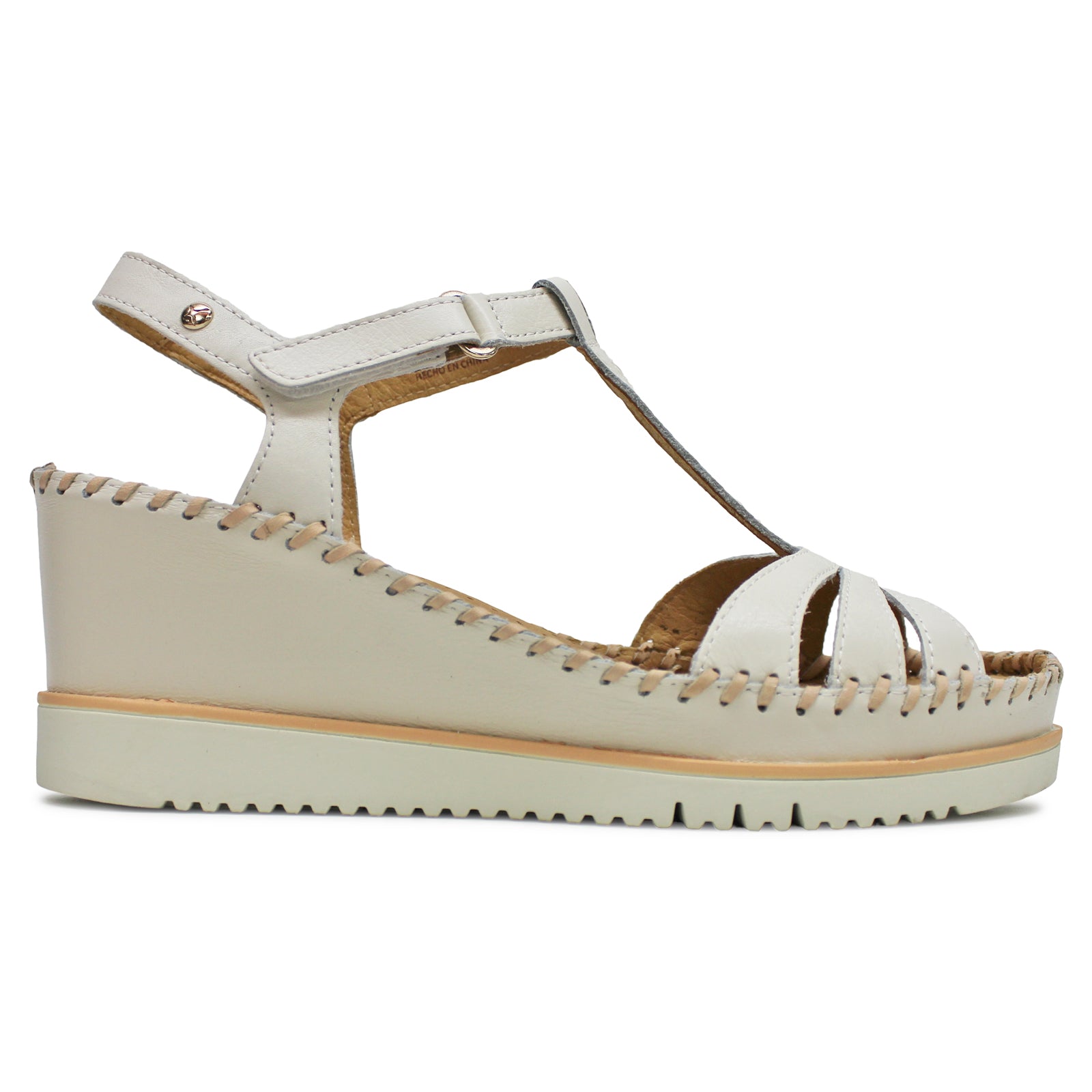 Pikolinos Aguadulce Leather Womens Sandals#color_nata