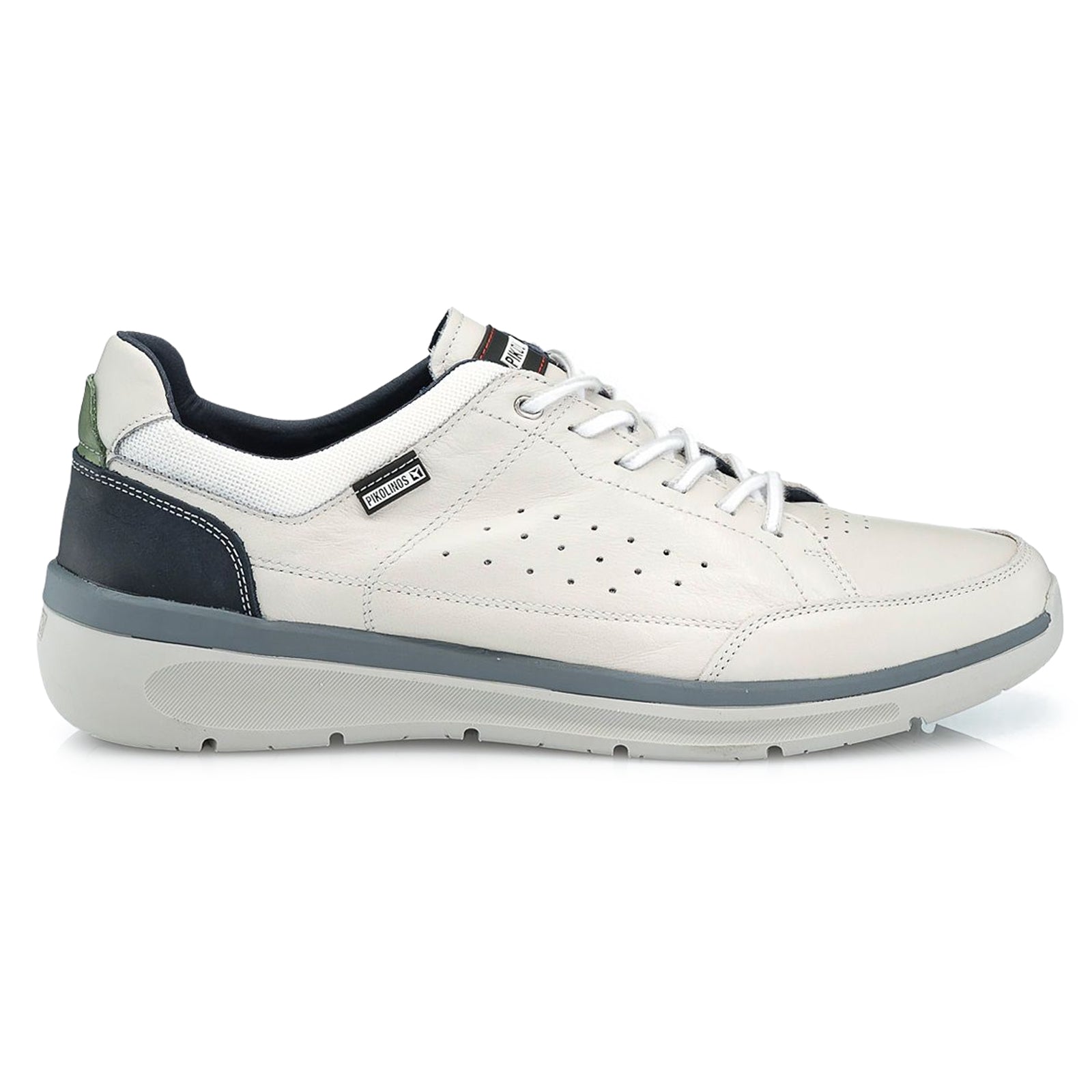 Pikolinos Biar M6V Leather Textile Mens Trainers#color_espuma