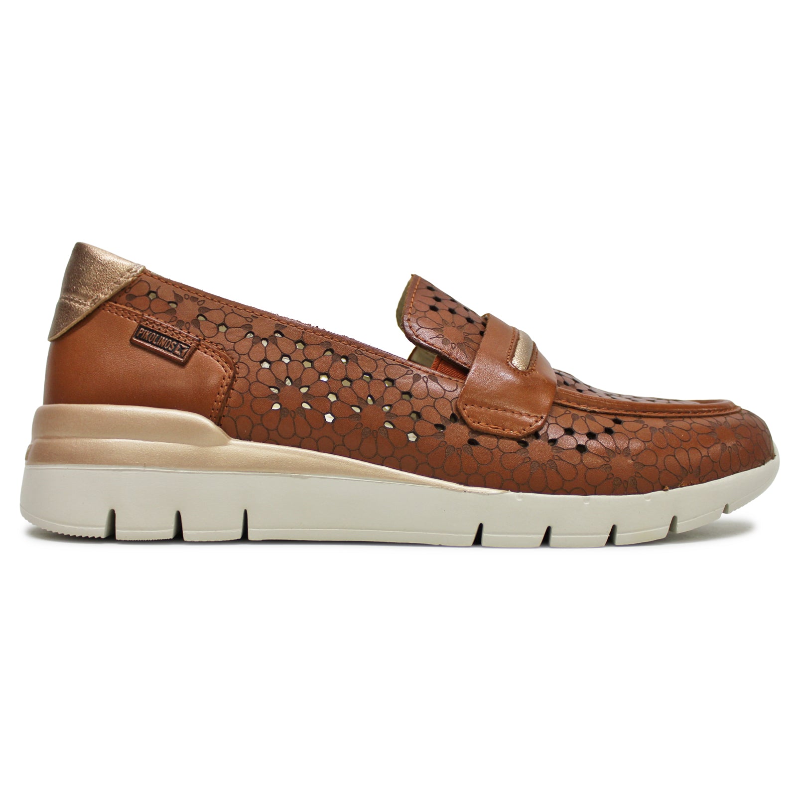 Pikolinos Cantabria W4R-6518 Leather Womens Shoes#color_brandy