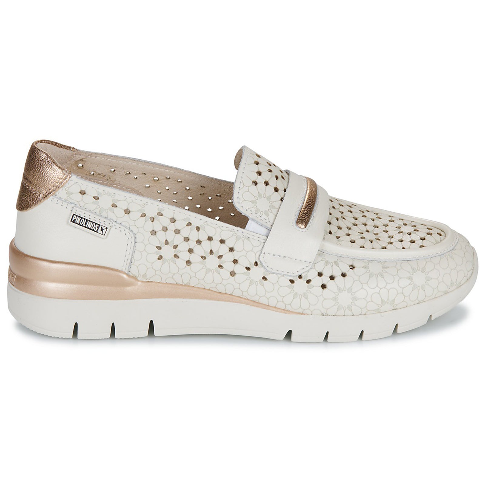 Pikolinos Cantabria W4R-6518 Leather Womens Shoes#color_nata