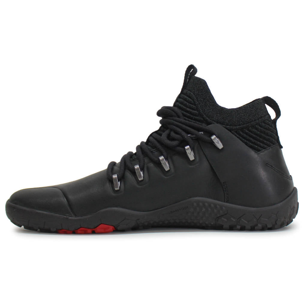 Vivobarefoot Magna Leather FG Leather Mens Trainers#color_obsidian