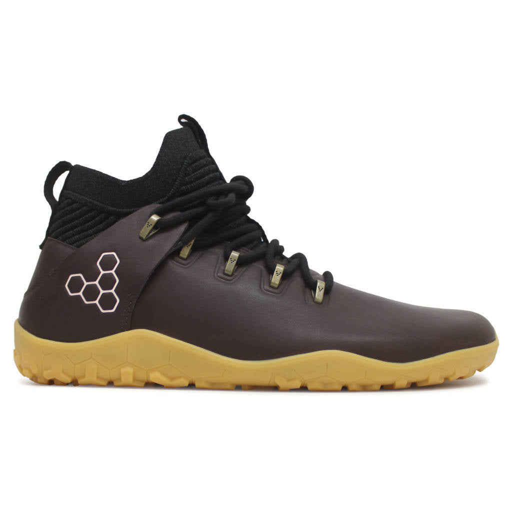Vivobarefoot Magna Leather FG Leather Mens Trainers#color_bracken