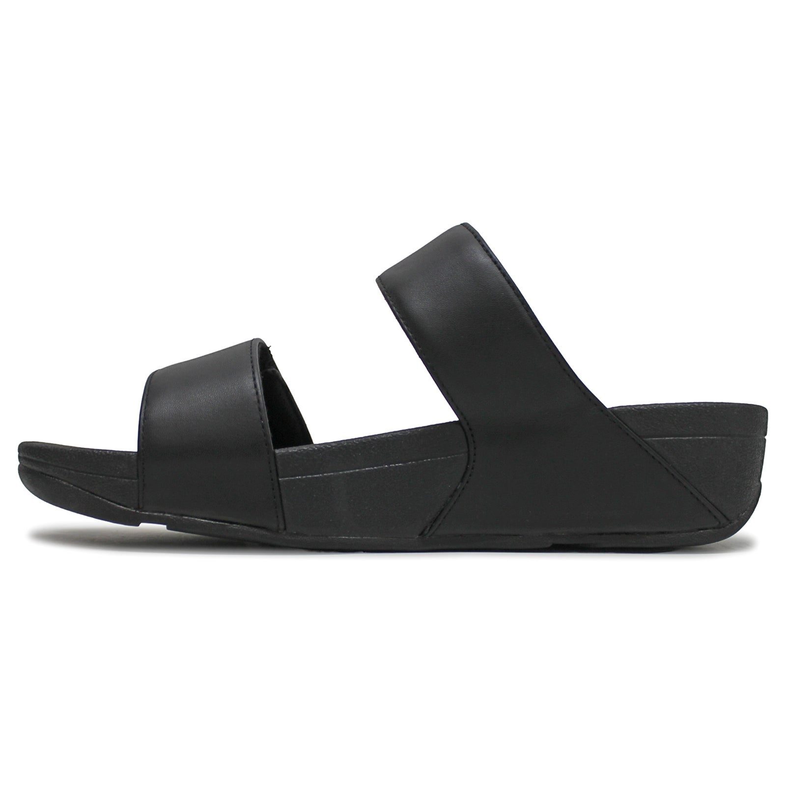 FitFlop Lulu Adjustable Leather Womens Sandals#color_all black