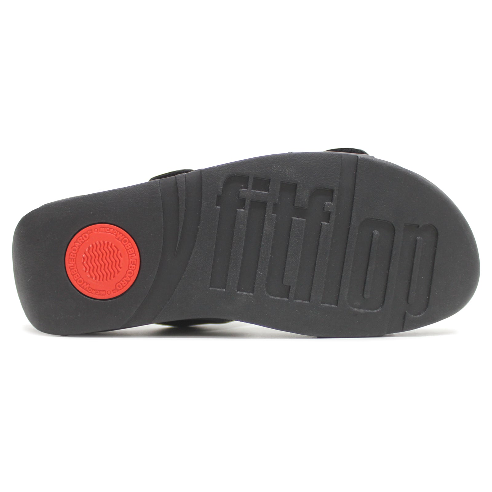 FitFlop Lulu Adjustable Leather Womens Sandals#color_all black