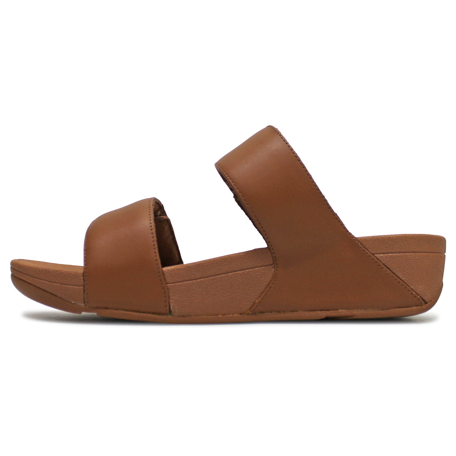 FitFlop Lulu Adjustable Leather Womens Sandals#color_light tan