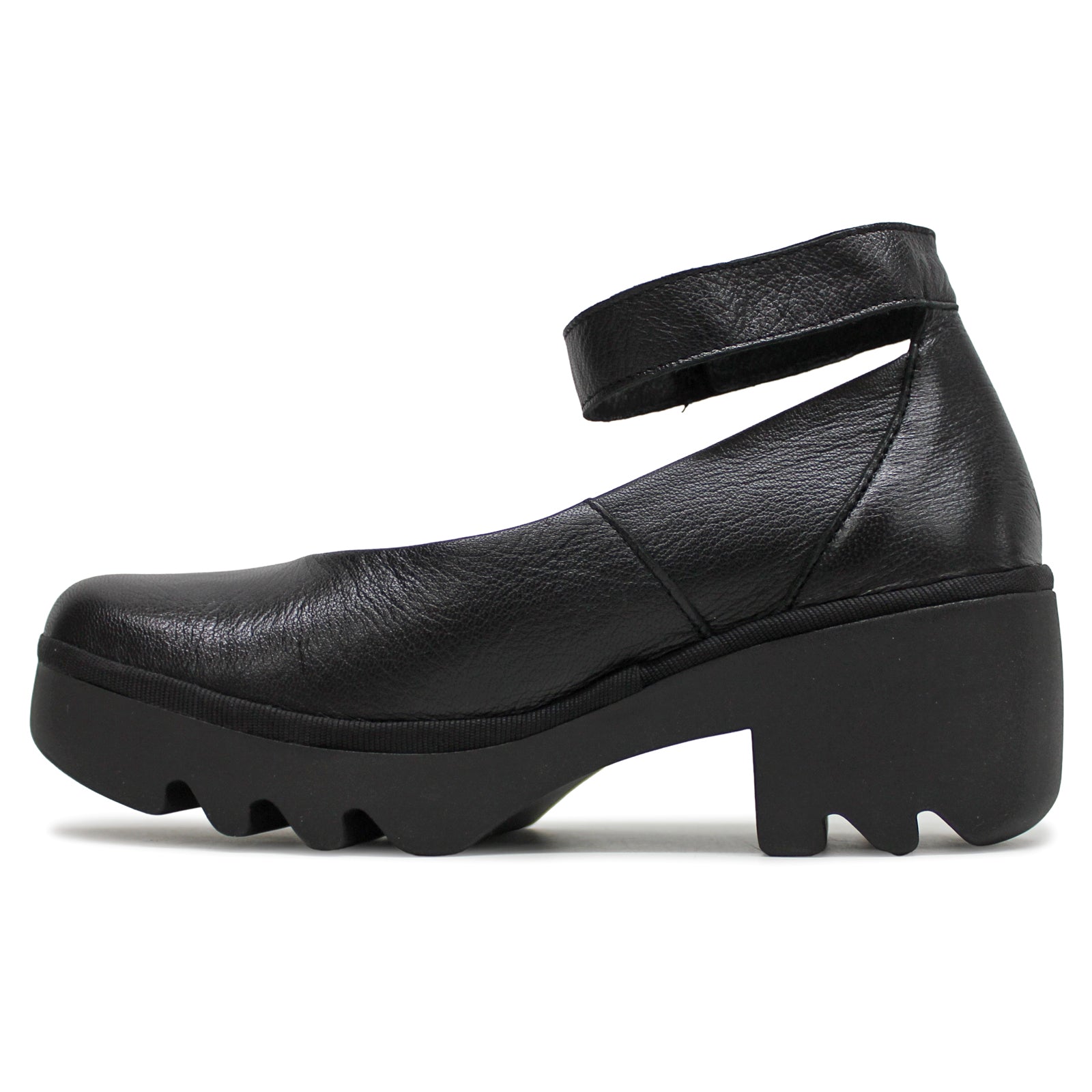 Fly London TIRY497FLY Mousse Leather Womens Shoes#color_black