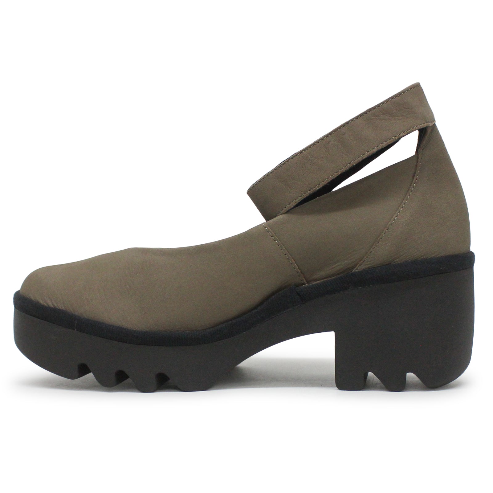 Fly London TIRY497FLY Mousse Leather Womens Shoes#color_khaki