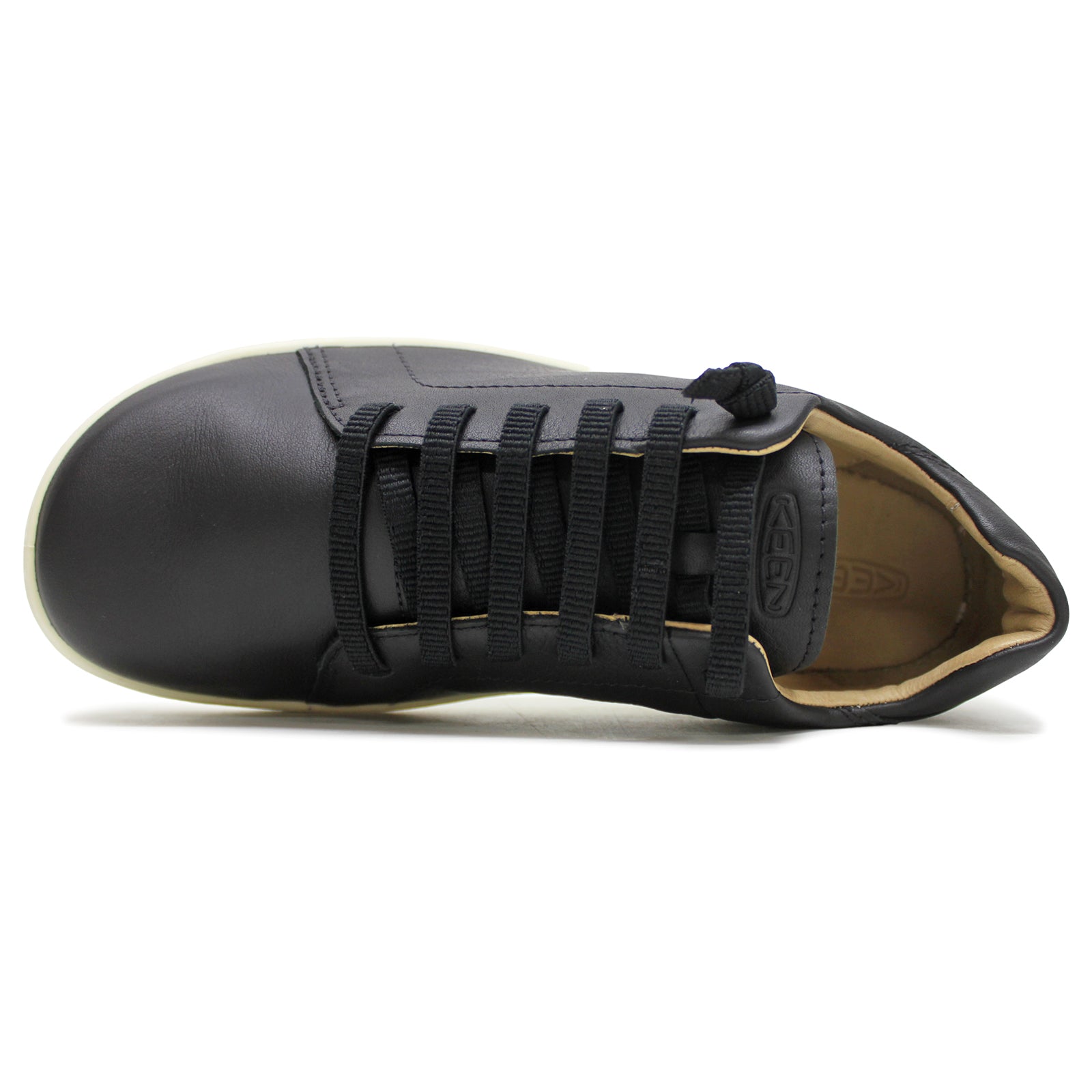 Keen KNX Lace 1028355 Leather Womens Trainers - Black Star White - 38#color_black star white