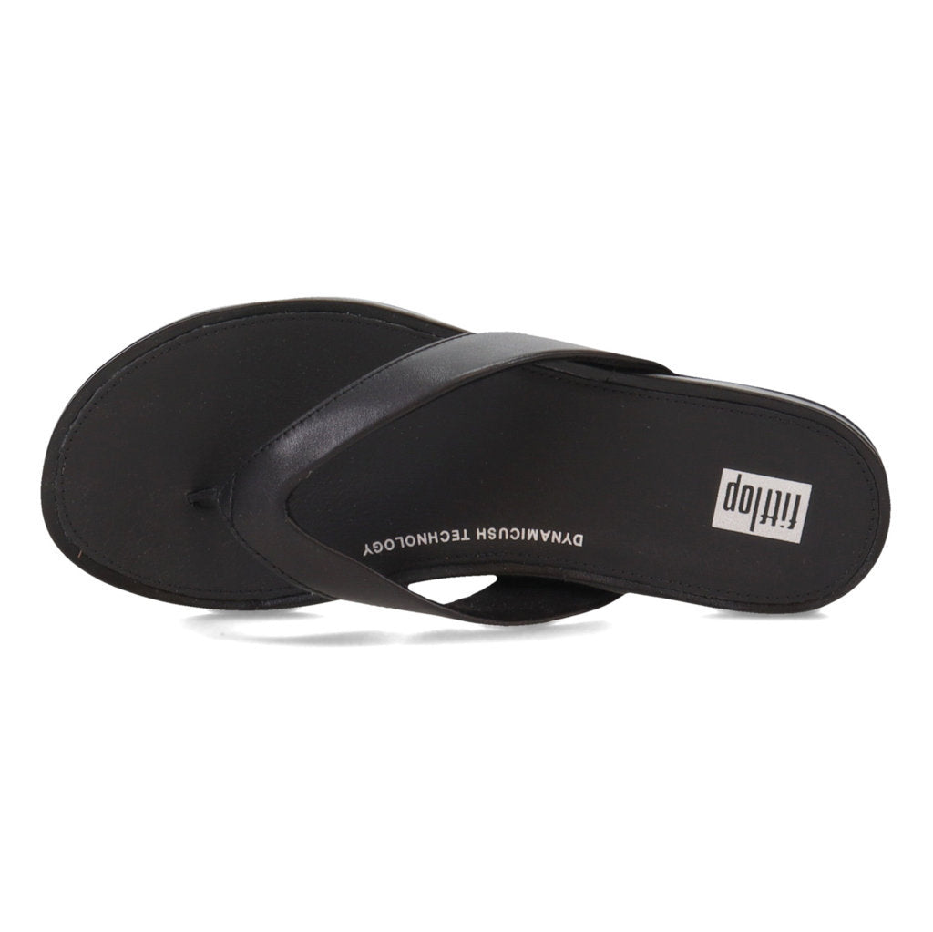 FitFlop Gracie Leather Womens Sandals#color_all black