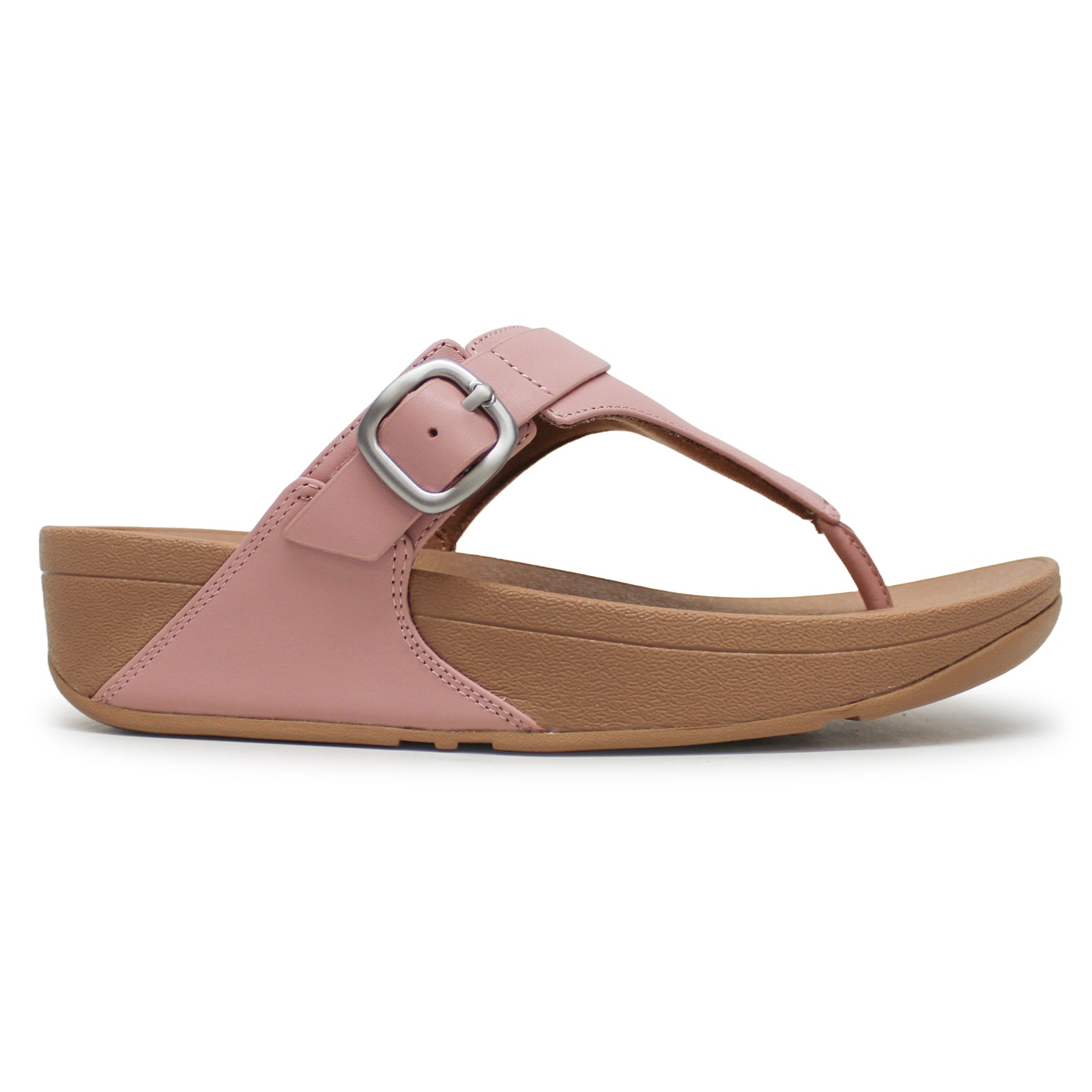 FitFlop Lulu Adjustable Toe Post Leather Womens Sandals#color_soft blush