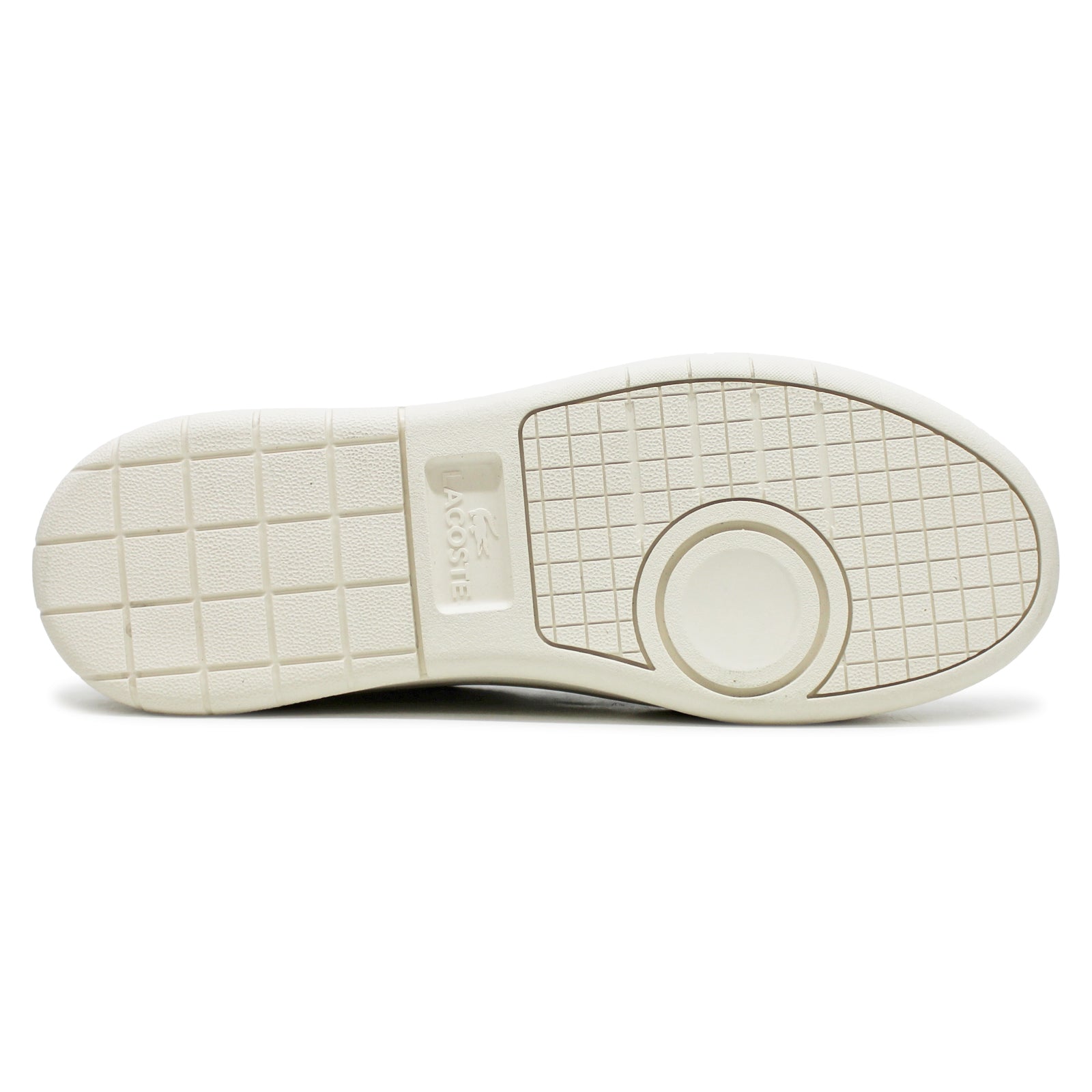 Lacoste Carnaby Platform Leather Womens Trainers#color_white off white