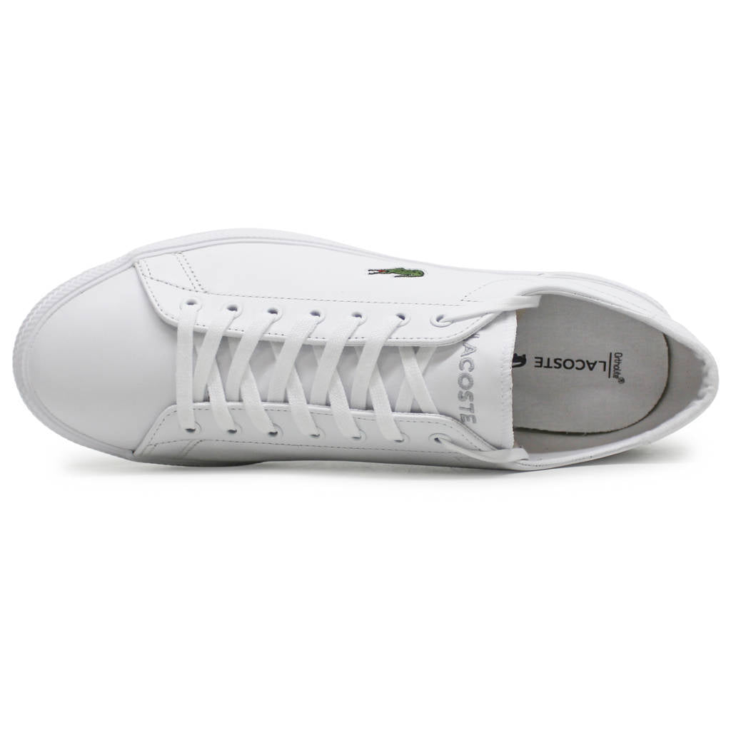 Lacoste Gripshot BL Leather Synthetic Mens Trainers#color_white white