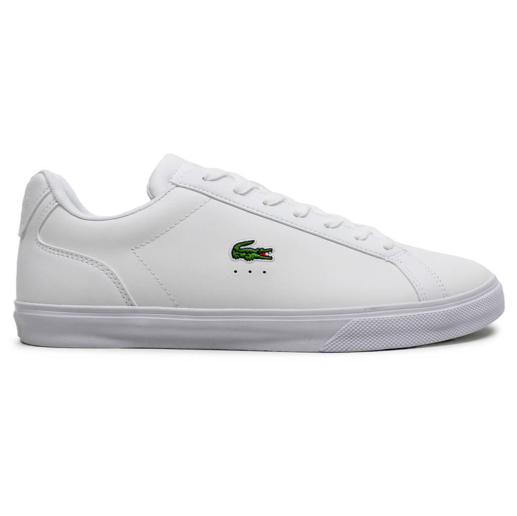 Lacoste Lerond Pro BL Leather Synthetic Mens Trainers#color_white white