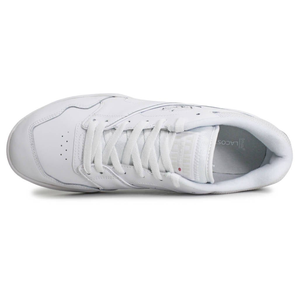 Lacoste Lineshot Leather Mens Trainers#color_white white