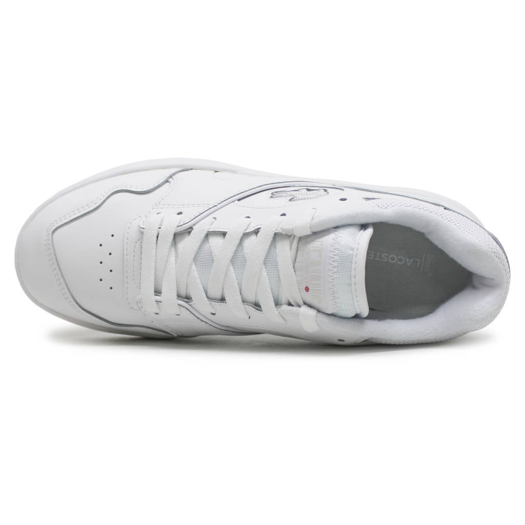 Lacoste Lineshot Leather Womens Trainers#color_white white