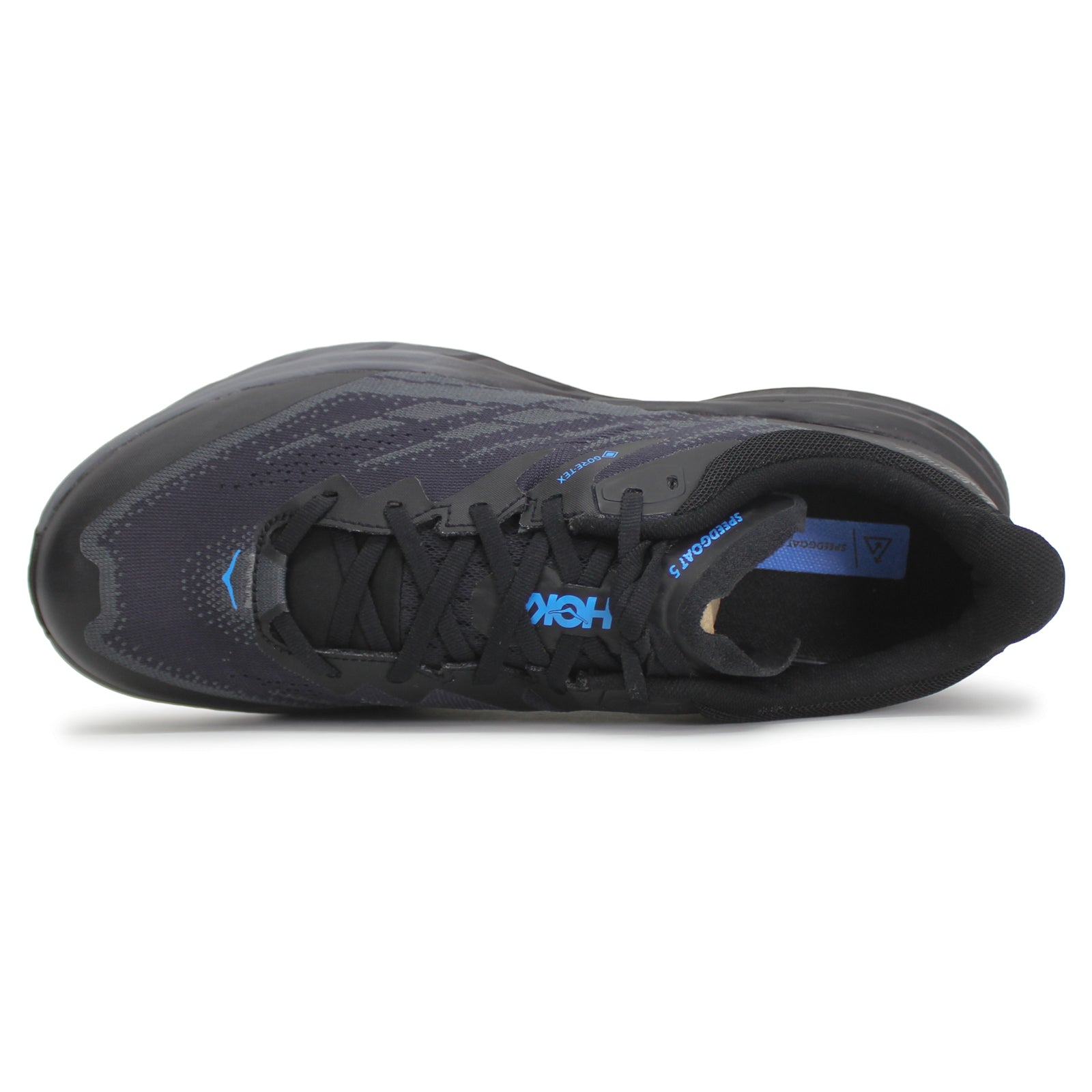 Hoka Speedgoat 5 GTX Spike Textile Synthetic Mens Trainers#color_black black
