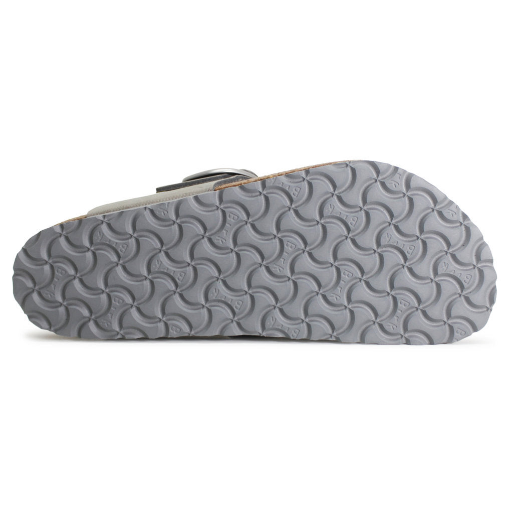 Birkenstock Gizeh Big Buckle Nubuck Leather Unisex Sandals#color_dove gray