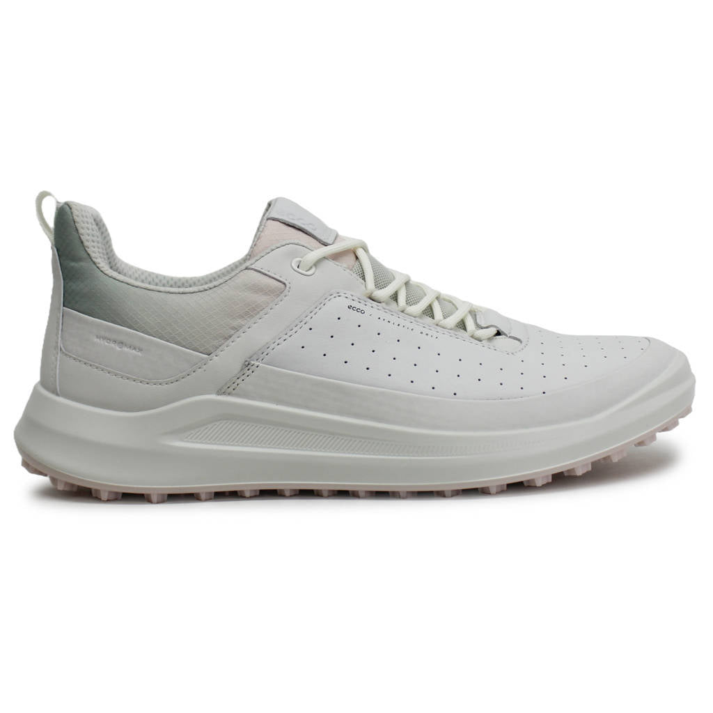 Ecco Golf Core Leather Womens Trainers#color_white white ice flower delicacy