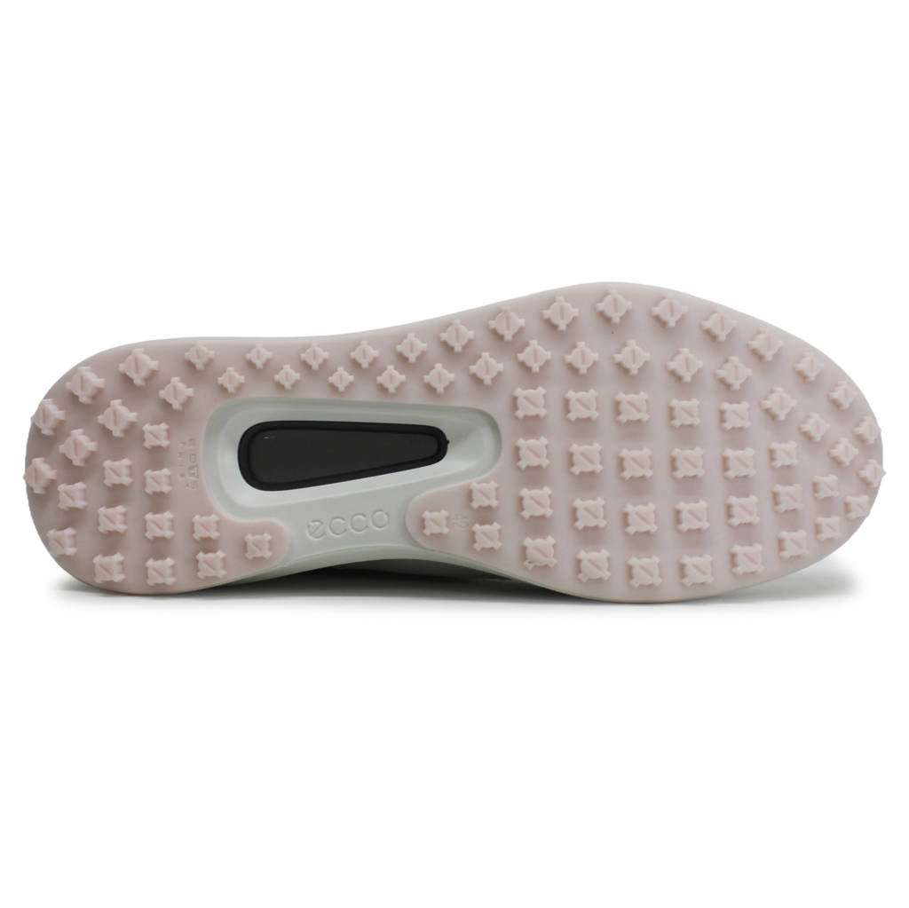 Ecco Golf Core Leather Womens Trainers#color_white white ice flower delicacy