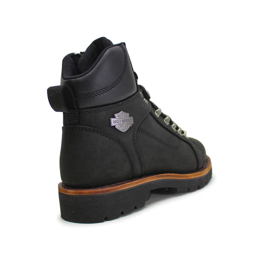 Harley Davidson Windon Full Grain Leather Mens Boots#color_black
