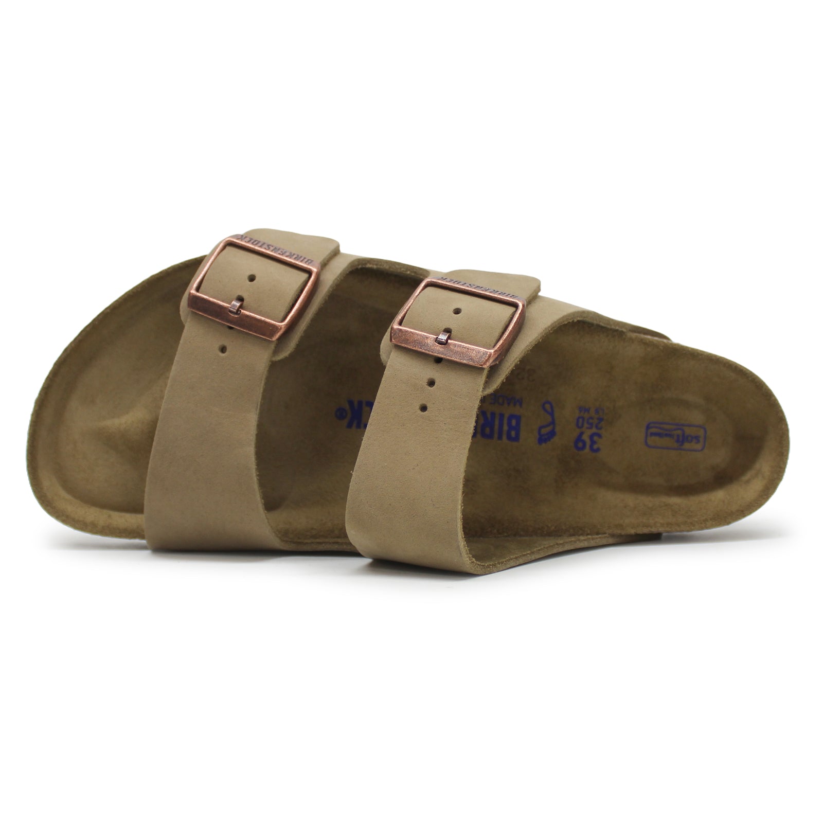 Birkenstock Arizona BS Soft Footbed Oiled Leather Unisex Sandals#color_tobacco brown