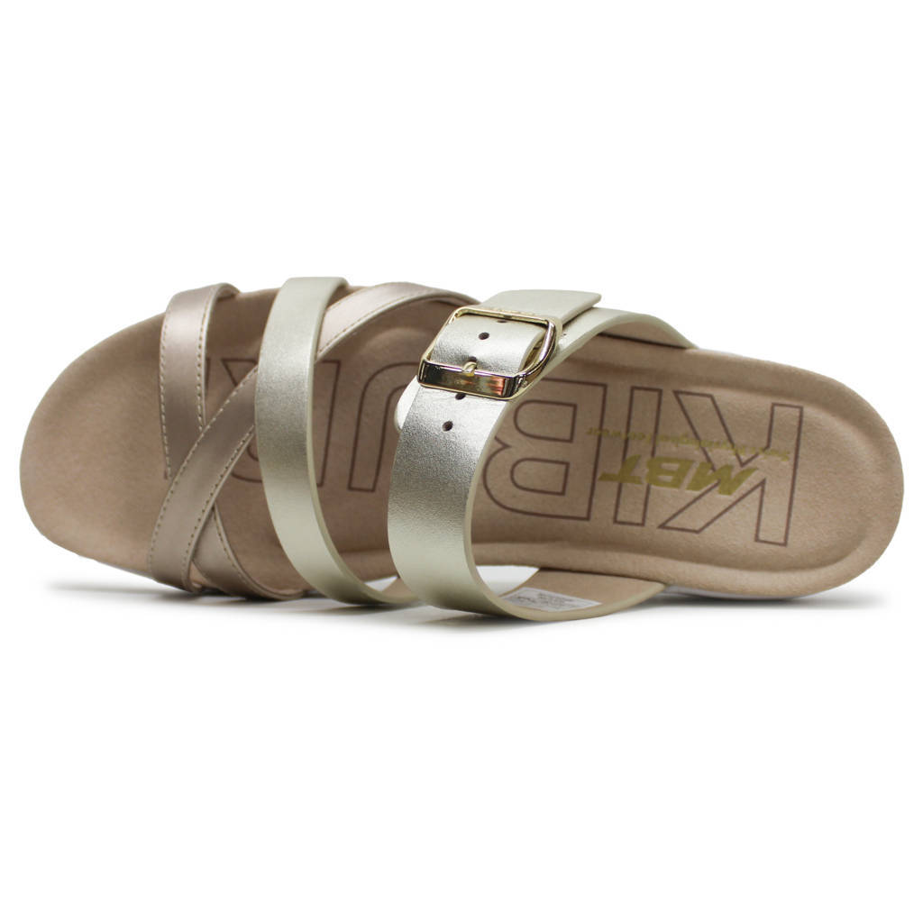 MBT Fasi Leather Womens Sandals#color_metallic gold
