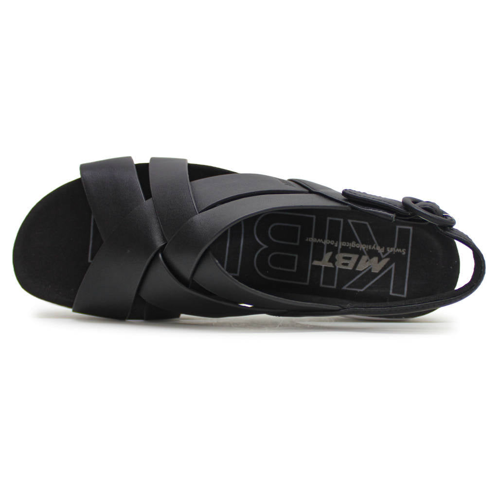 MBT Mugi Nappa Leather Womens Sandals#color_black