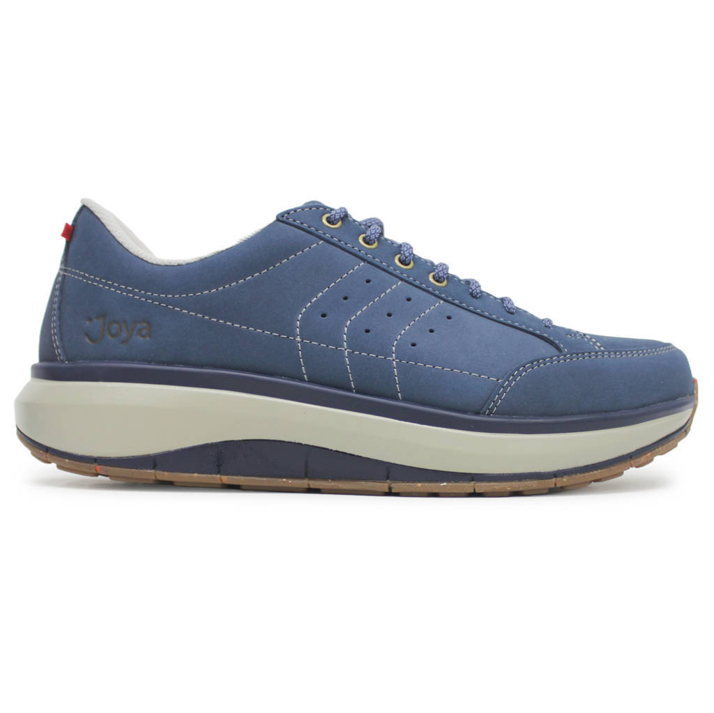 Joya Moscow Zip Leather Mens Trainers#color_blue
