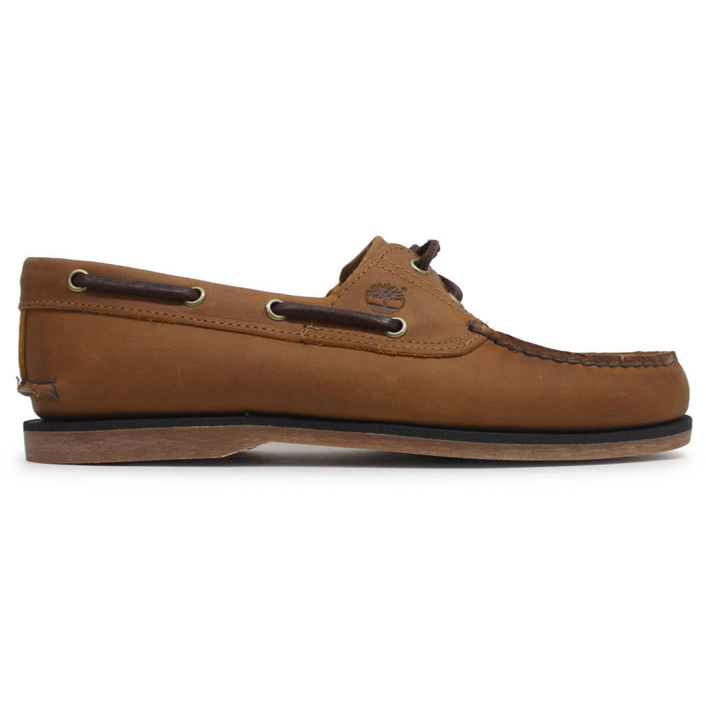 Timberland Classic Boat Full Grain Leather Mens Shoes#color_wheat