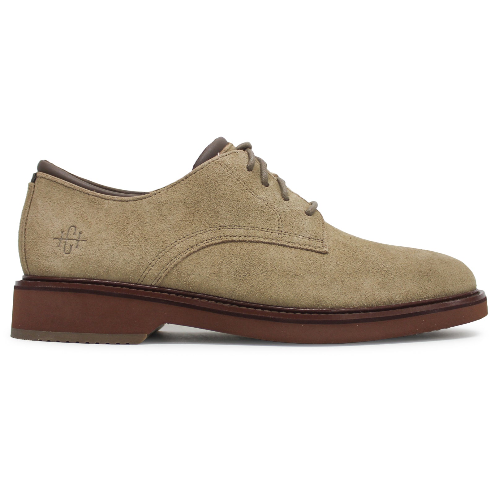 Cole Haan American Classics Montrose Plain Toe Suede Mens Shoes#color_dark latte