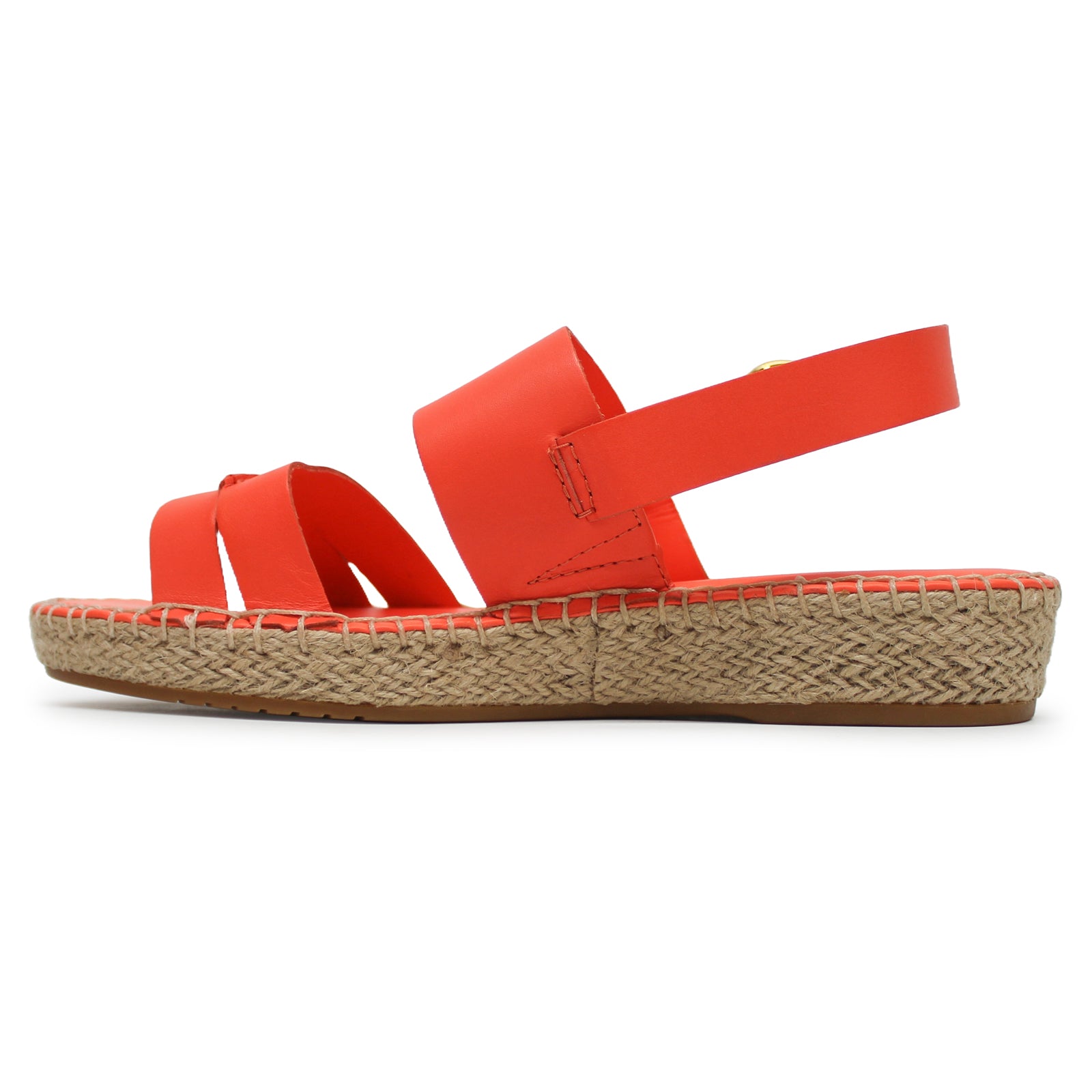 Cole Haan Cloudfeel Tilden Leather Womens Sandals#color_nasturtium