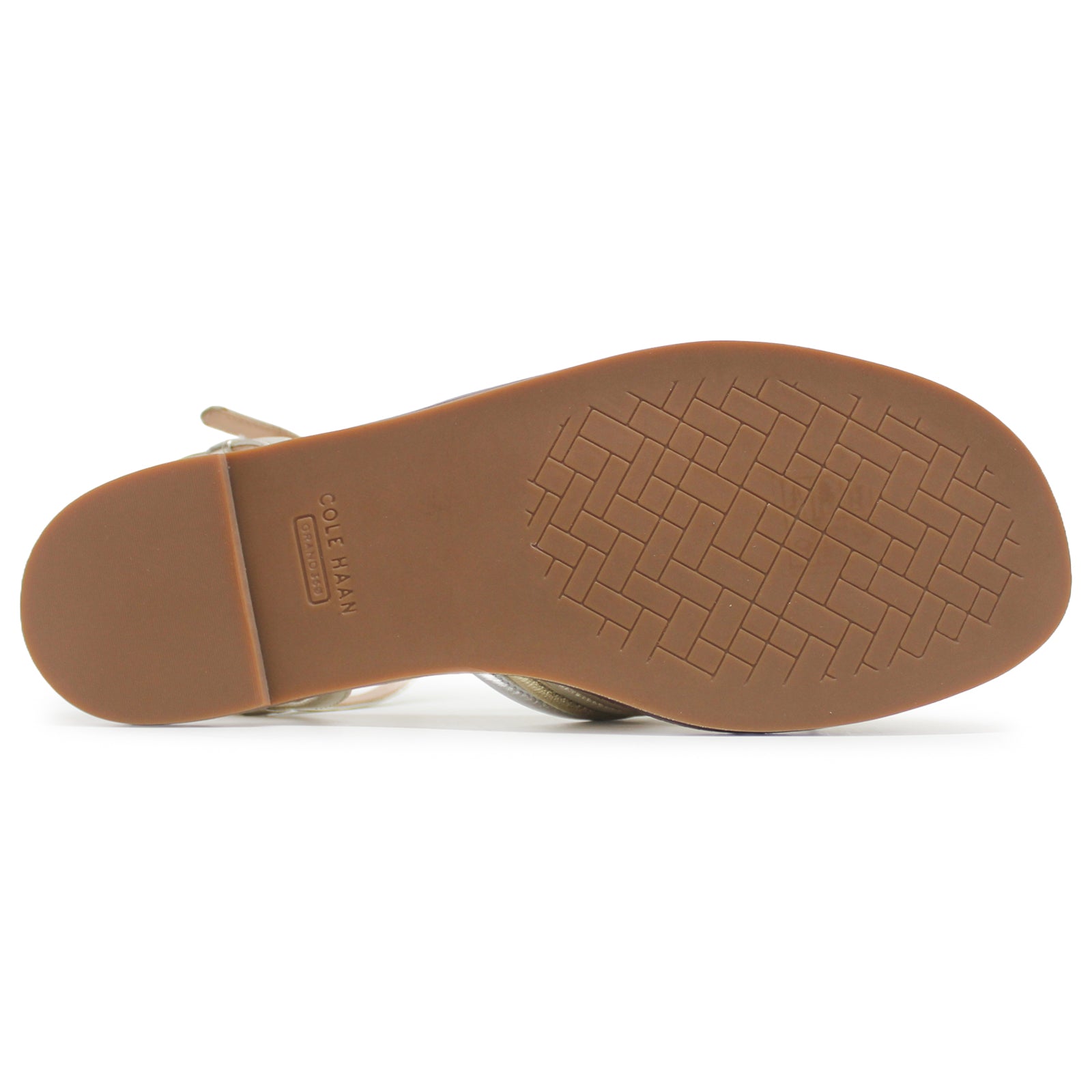 Cole Haan Jitney Knot Leather Womens Sandals#color_gold silver rose