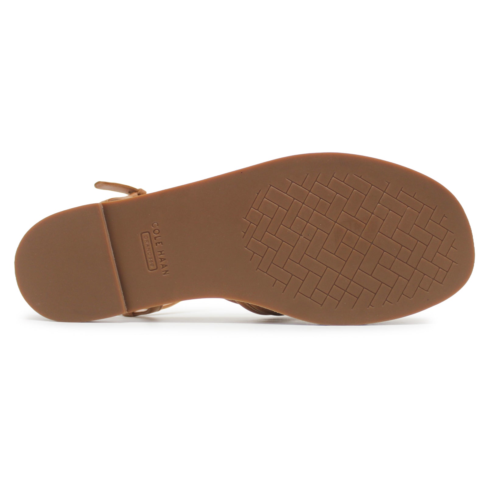 Cole Haan Jitney Knot Leather Womens Sandals#color_pecan