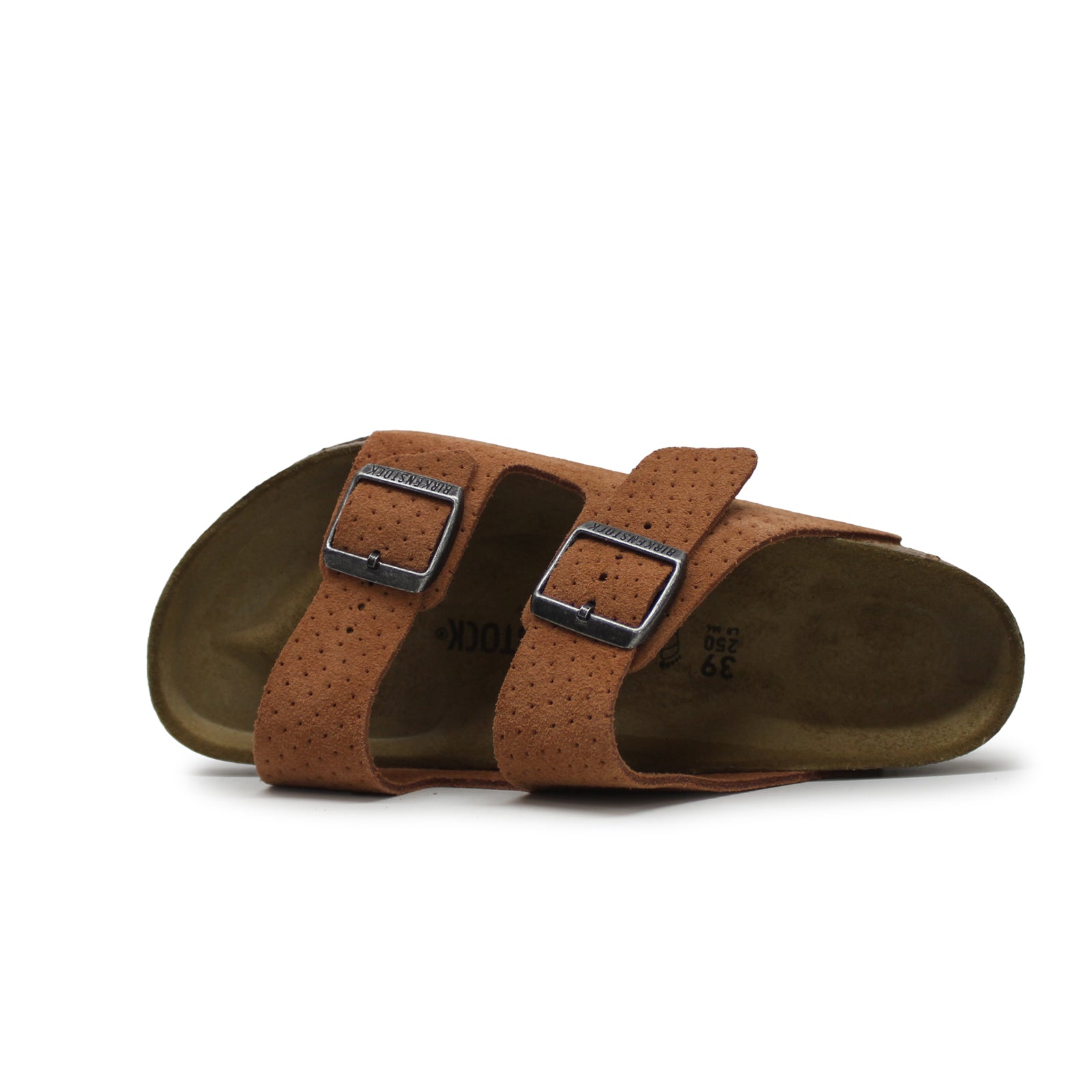 Birkenstock Arizona BS Suede Embossed Unisex Sandals#color_emboss dots burnt orange