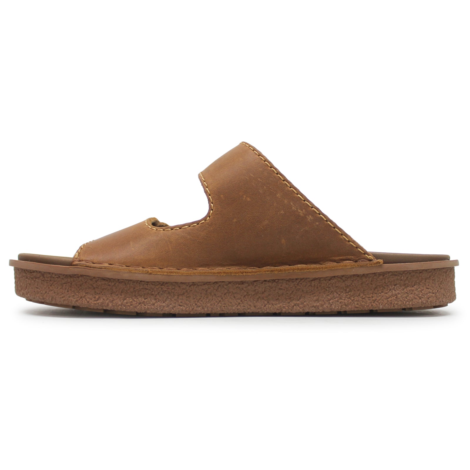 Clarks Litton Strap Leather Mens Sandals#color_tan