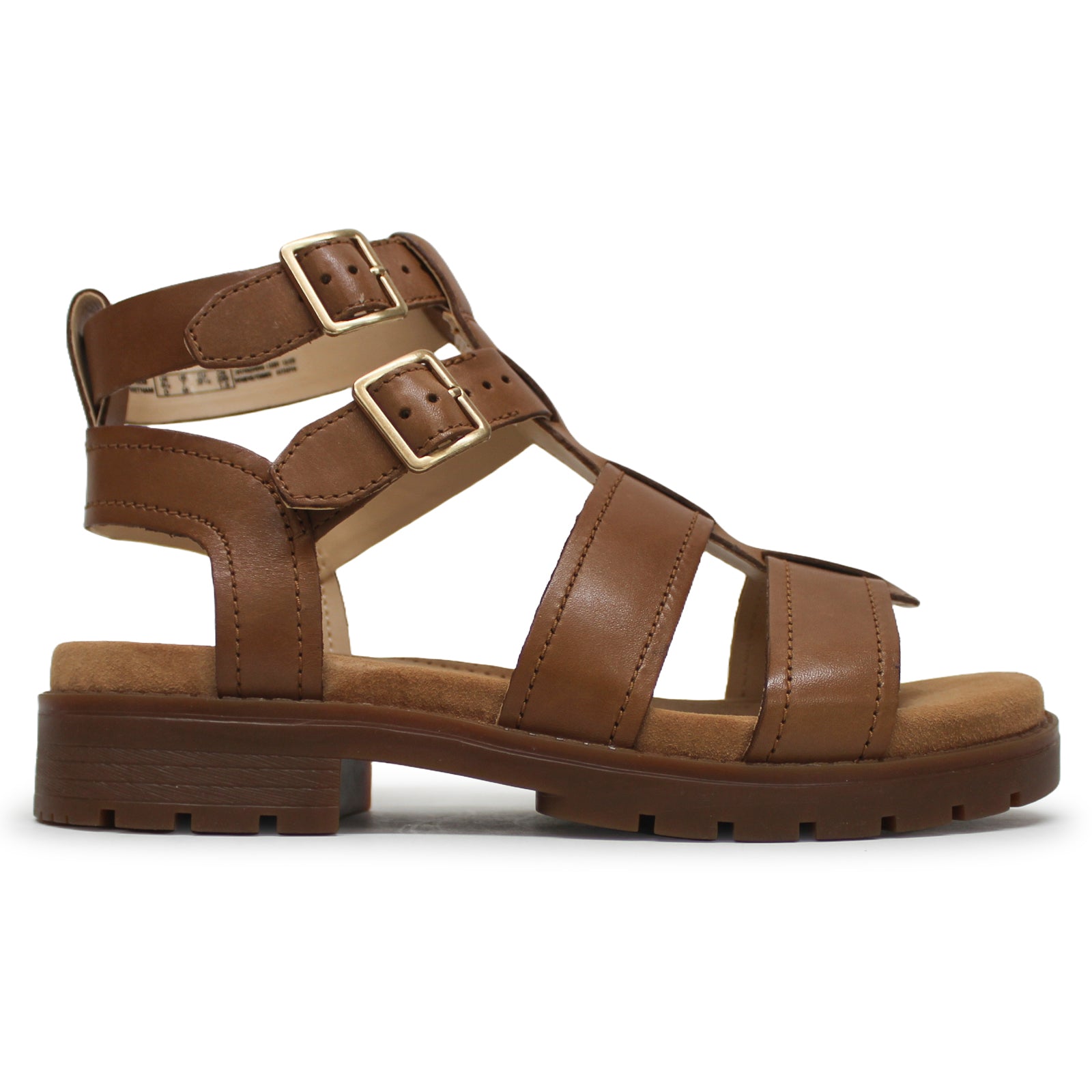 Clarks Orinoco Cove Leather Women's Comfort Tan Sandals
