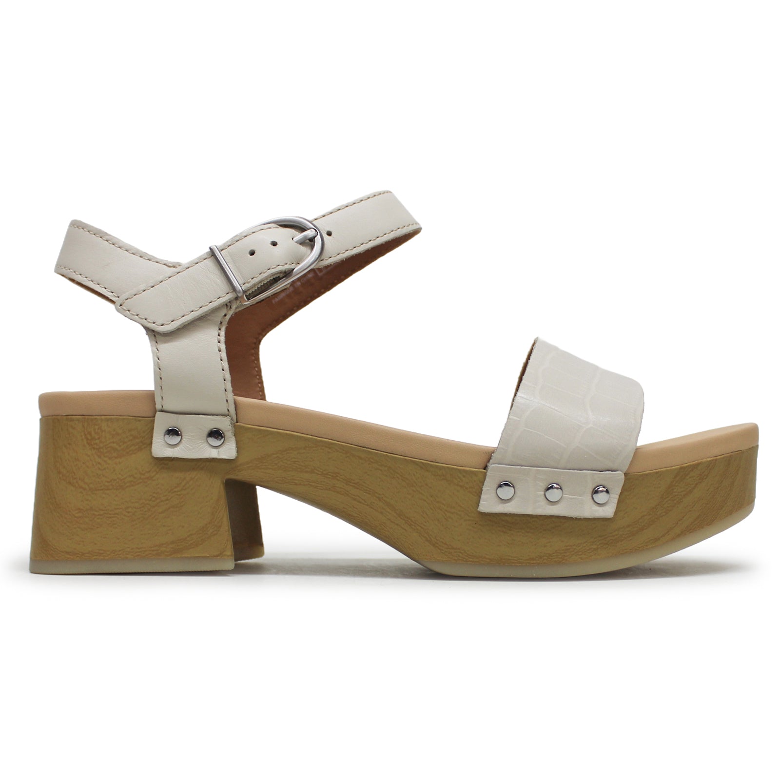 Clarks Sivanne Bay Leather Womens Sandals#color_ivory interest