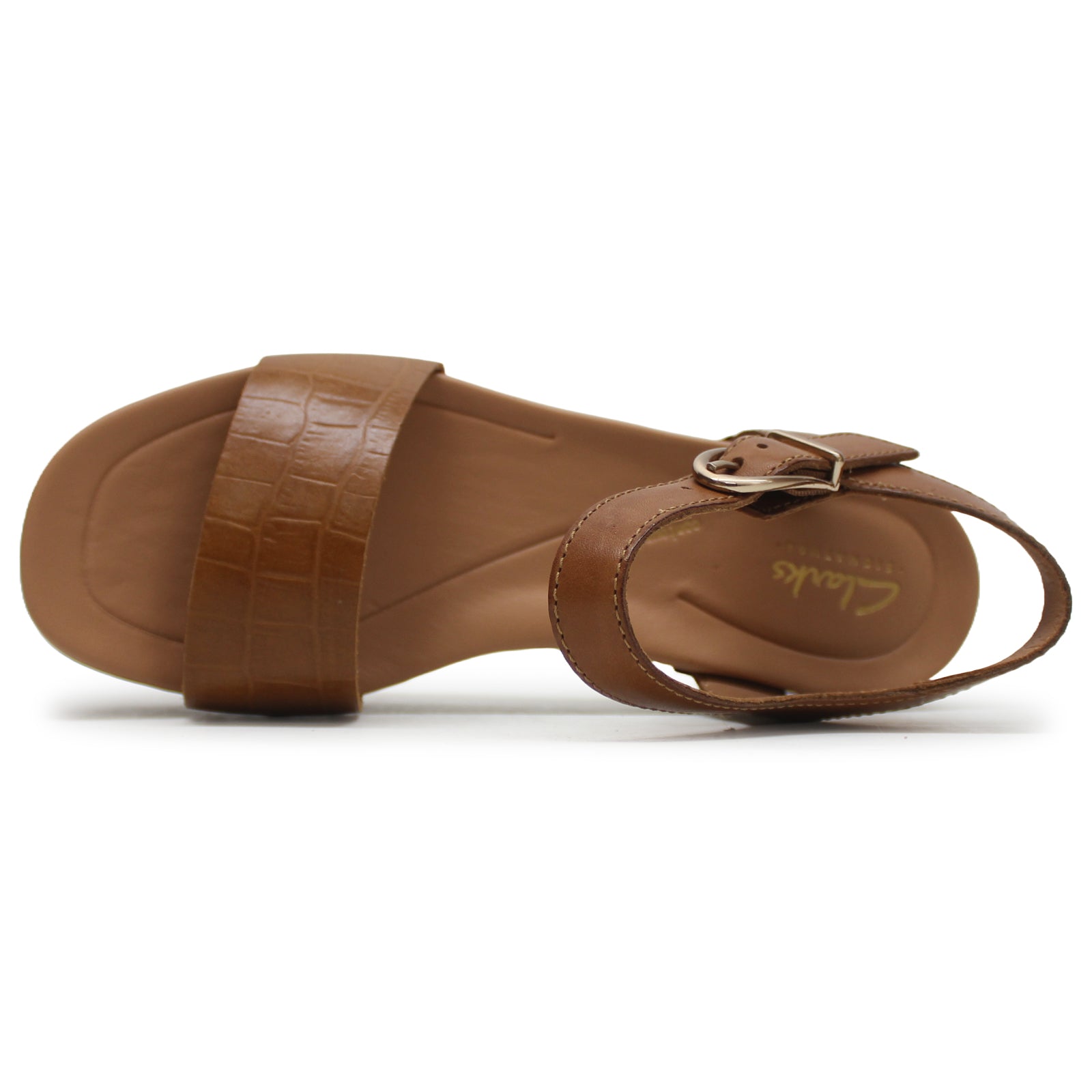 Clarks Sivanne Bay Leather Womens Sandals#color_tan interest