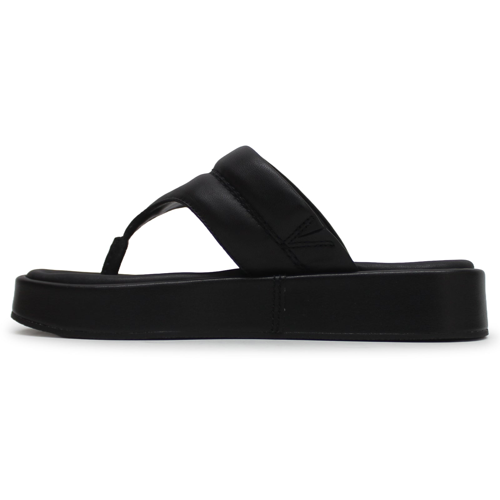 Clarks Alda Walk Leather Womens Sandals#color_black