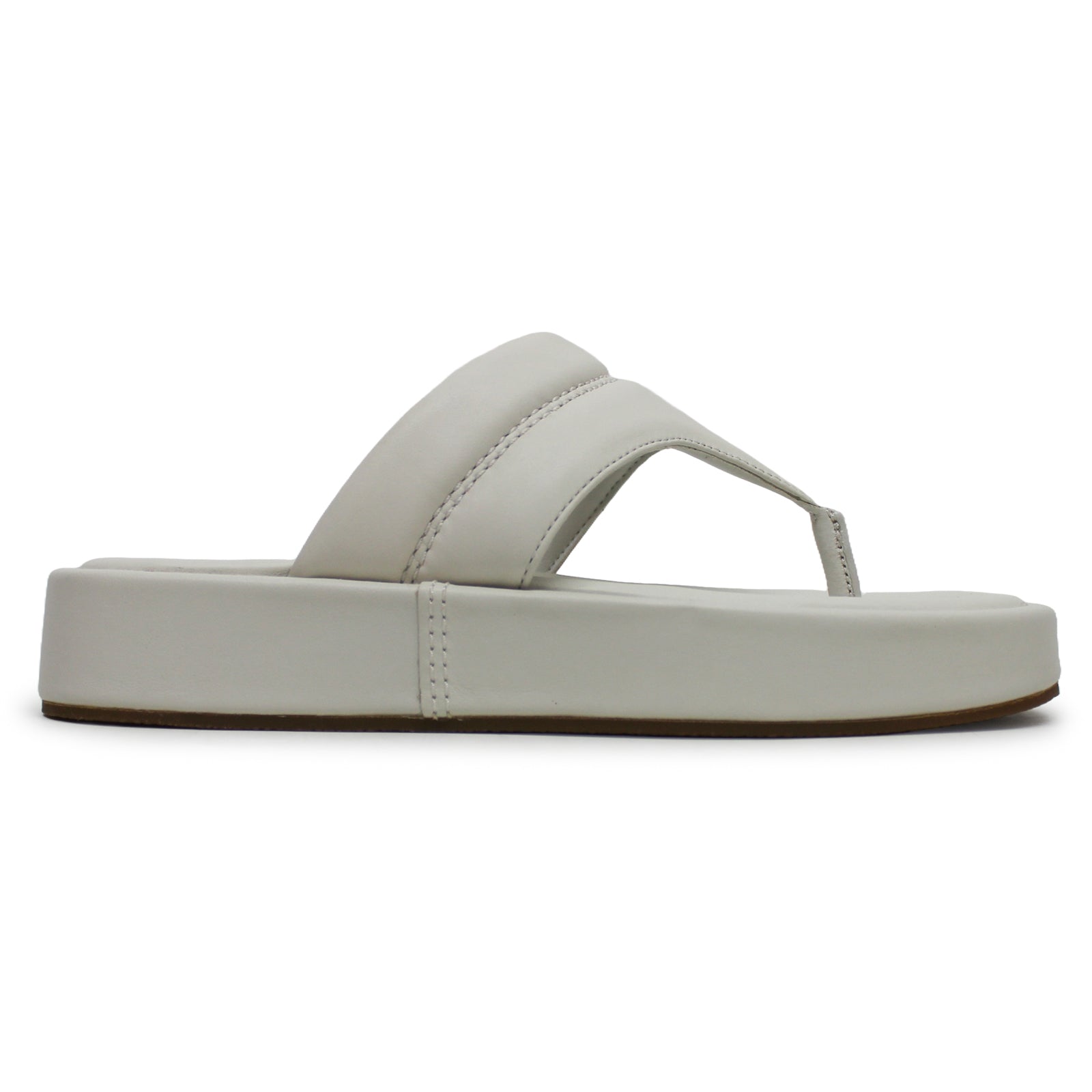 Clarks Alda Walk Leather Womens Sandals#color_off white